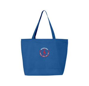 Fallon Music On Demand-Q-Tees Canvas Zippered Tote On-Demand