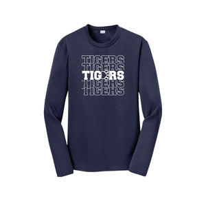 Walter M. Schirra Elementary Spirit Wear 2024-25 On Demand-Youth Unisex Dri-Fit Long Sleeve Tee On-Demand_Repeating Tigers