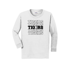 Walter M. Schirra Elementary Spirit Wear 2024-25 On Demand-Youth Unisex Long Sleeve Tee On-Demand_Repeating Tigers