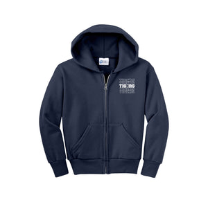 Walter M. Schirra Elementary Spirit Wear 2024-25 On Demand-Youth Unisex Full-Zip Hooded Sweatshirt On-Demand_Repeating Tigers