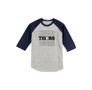 Walter M. Schirra Elementary Spirit Wear 2024-25 On Demand-Adult Unisex Baseball Tee On-Demand_Repeating Tigers