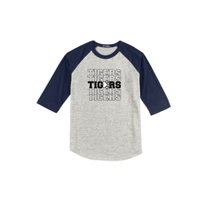 Walter M. Schirra Elementary Spirit Wear 2024-25 On Demand-Youth Unisex Baseball Tee On-Demand_Repeating Tigers