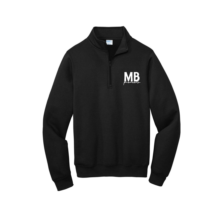 Mable Barron School-Adult Unisex 1/4-Zip Pullover Sweatshirt On-Demand MB