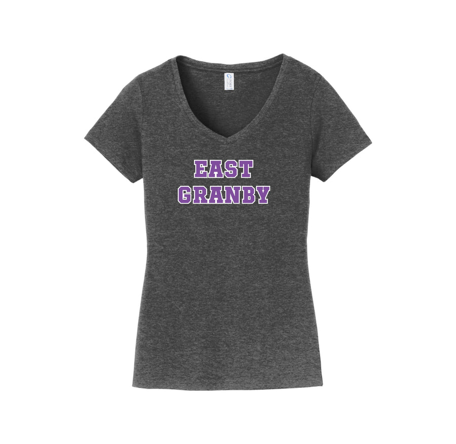 Allgrove & Seymour Spirit Wear 2024-25 On Demand-Womens Fan Favorite V-Neck Tee On-Demand Typographic