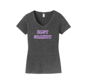 Allgrove & Seymour Spirit Wear 2024-25 On Demand-Womens Fan Favorite V-Neck Tee On-Demand Typographic