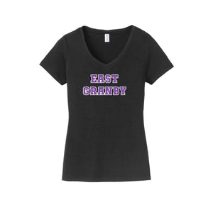 Allgrove & Seymour Spirit Wear 2024-25 On Demand-Womens Fan Favorite V-Neck Tee On-Demand Typographic