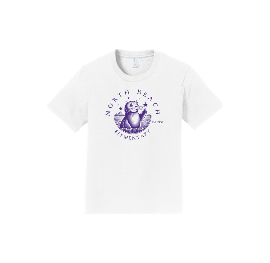 North Beach Elementary On Demand-Youth Unisex Fan Favorite Premium Tee On-Demand Purple