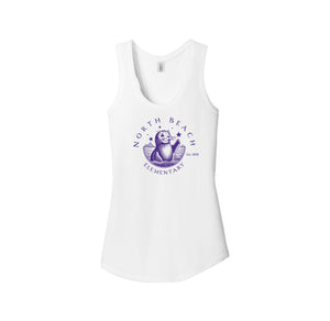 North Beach Elementary On Demand-Womens Perfect Tri Racerback Tank On-Demand Purple