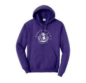 North Beach Elementary On Demand-Adult Unisex Hoodie On-Demand White