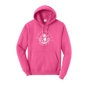 North Beach Elementary On Demand-Adult Unisex Hoodie On-Demand White