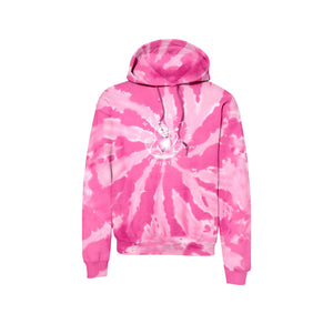 North Beach Elementary On Demand-Adult Unisex Tie-Dye Pullover Hooded Sweatshirt On-Demand White