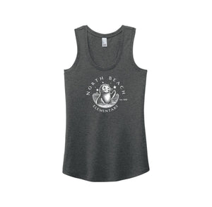 North Beach Elementary On Demand-Womens Perfect Tri Racerback Tank On-Demand White