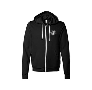 North Beach Elementary On Demand-Adult Unisex Premium Sponge Fleece Full-Zip Hoodie On-Demand White