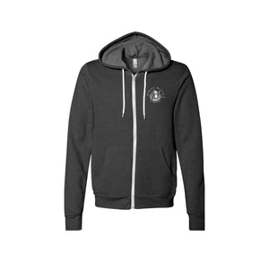 North Beach Elementary On Demand-Adult Unisex Premium Sponge Fleece Full-Zip Hoodie On-Demand White