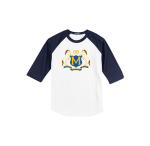 John Muir HS-Adult Unisex Baseball Tee On-Demand Crest