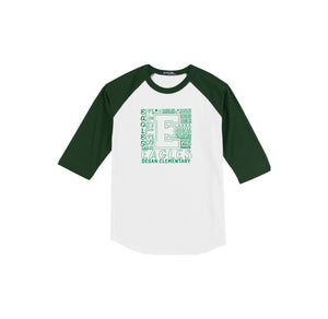 Degan Elementary-Adult Unisex Baseball Tee On-Demand Big E