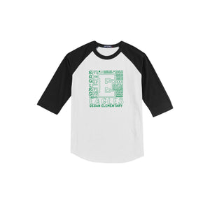 Degan Elementary-Youth Unisex Baseball Tee On-Demand Big E