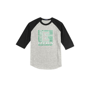 Degan Elementary-Youth Unisex Baseball Tee On-Demand Big E