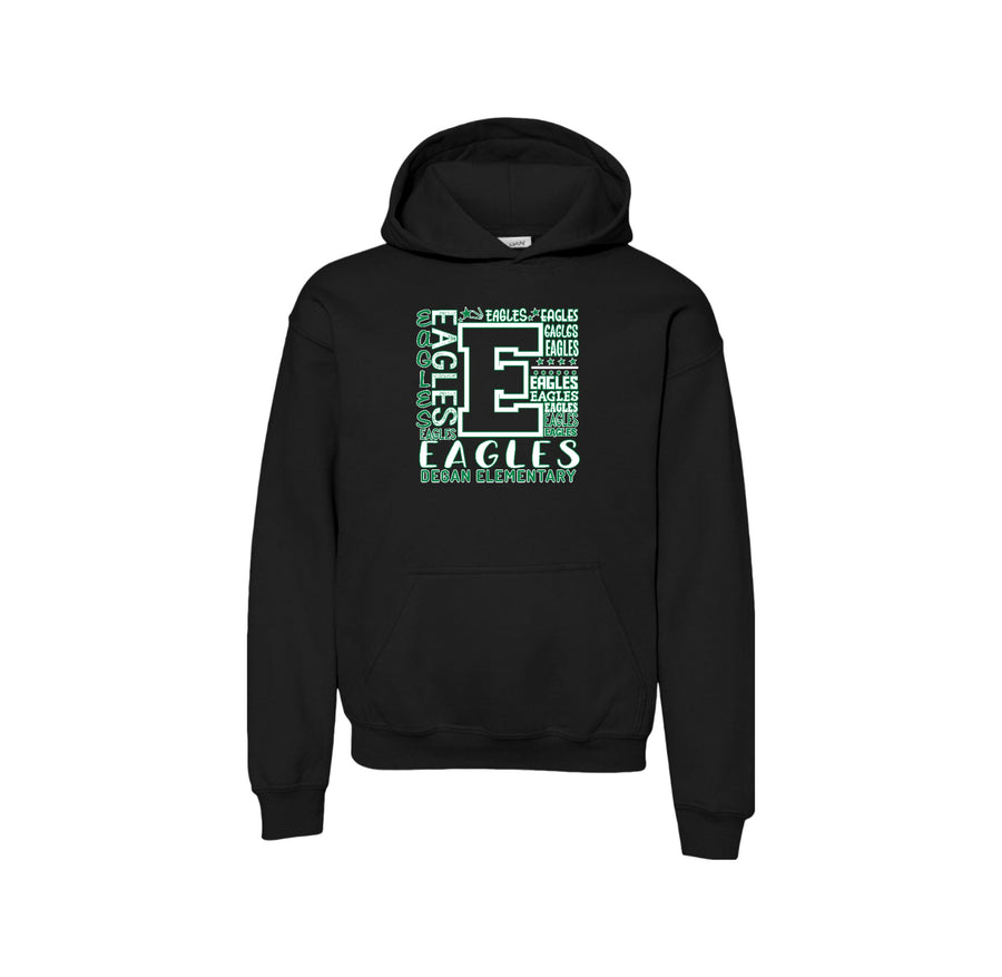 Degan Elementary-Youth Unisex Hoodie On-Demand Big E