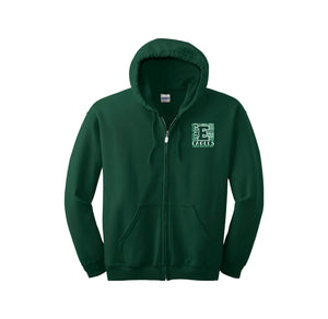 Degan Elementary-Adult Unisex Full-Zip Hooded Sweatshirt On-Demand Big E