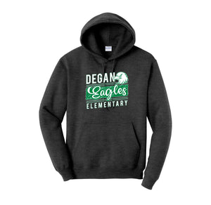 Degan Elementary-Adult Unisex Hoodie On-Demand Eagle Stripe