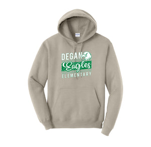 Degan Elementary-Adult Unisex Hoodie On-Demand Eagle Stripe