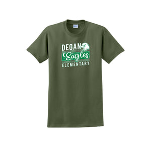 Degan Elementary-Adult Unisex T-Shirt On-Demand Eagle Stripe