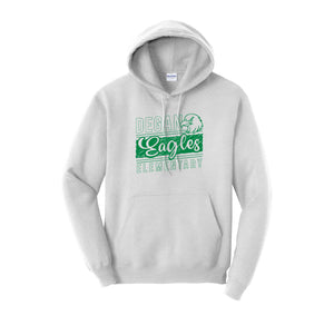 Degan Elementary-Adult Unisex Hoodie On-Demand Eagle Stripe