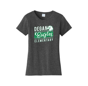 Degan Elementary-Womens Fan Favorite Tee On-Demand Eagle Stripe