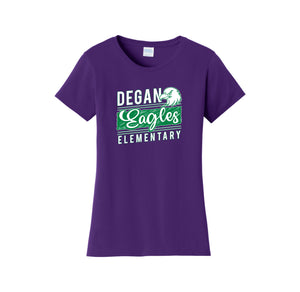 Degan Elementary-Womens Fan Favorite Tee On-Demand Eagle Stripe