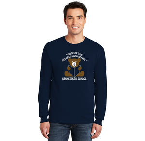 Bennett-Kew-Adult Unisex Long Sleeve Tee Book Logo