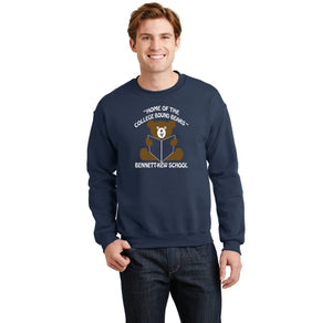 Bennett-Kew-Adult Unisex Crewneck Sweatshirt Book Logo