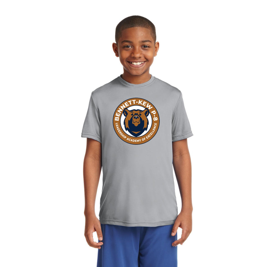 Bennett-Kew-Youth Unisex Dri-Fit Shirt Circle Logo