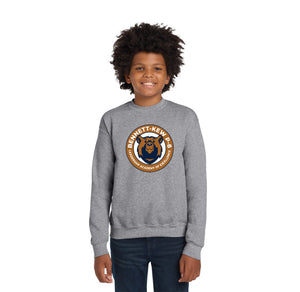 Bennett-Kew-Youth Unisex Crewneck Sweatshirt Circle Logo