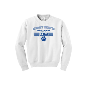 Gregory Heights Elementary-Youth Unisex Crewneck Sweatshirt On-Demand_design two