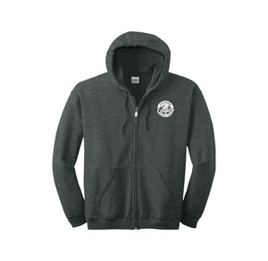 Andrew Jackson Middle School (TX)-Adult Unisex Full-Zip Hooded Sweatshirt On-Demand STAFF/GENERIC