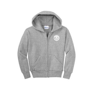 Andrew Jackson Middle School (TX)-Youth Unisex Full-Zip Hooded Sweatshirt On-Demand STAFF/GENERIC