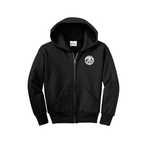 Andrew Jackson Middle School (TX)-Youth Unisex Full-Zip Hooded Sweatshirt On-Demand STAFF/GENERIC