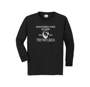 Andrew Jackson Middle School (TX)-Youth Unisex Long Sleeve Tee On-Demand 8th GRADE