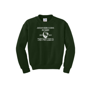 Andrew Jackson Middle School (TX)-Youth Unisex Crewneck Sweatshirt On-Demand 8th GRADE