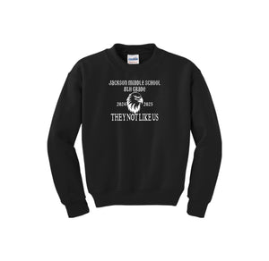 Andrew Jackson Middle School (TX)-Youth Unisex Crewneck Sweatshirt On-Demand 8th GRADE