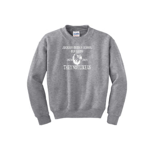 Andrew Jackson Middle School (TX)-Youth Unisex Crewneck Sweatshirt On-Demand 8th GRADE