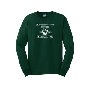 Andrew Jackson Middle School (TX)-Adult Unisex Long Sleeve Tee On-Demand 8th GRADE