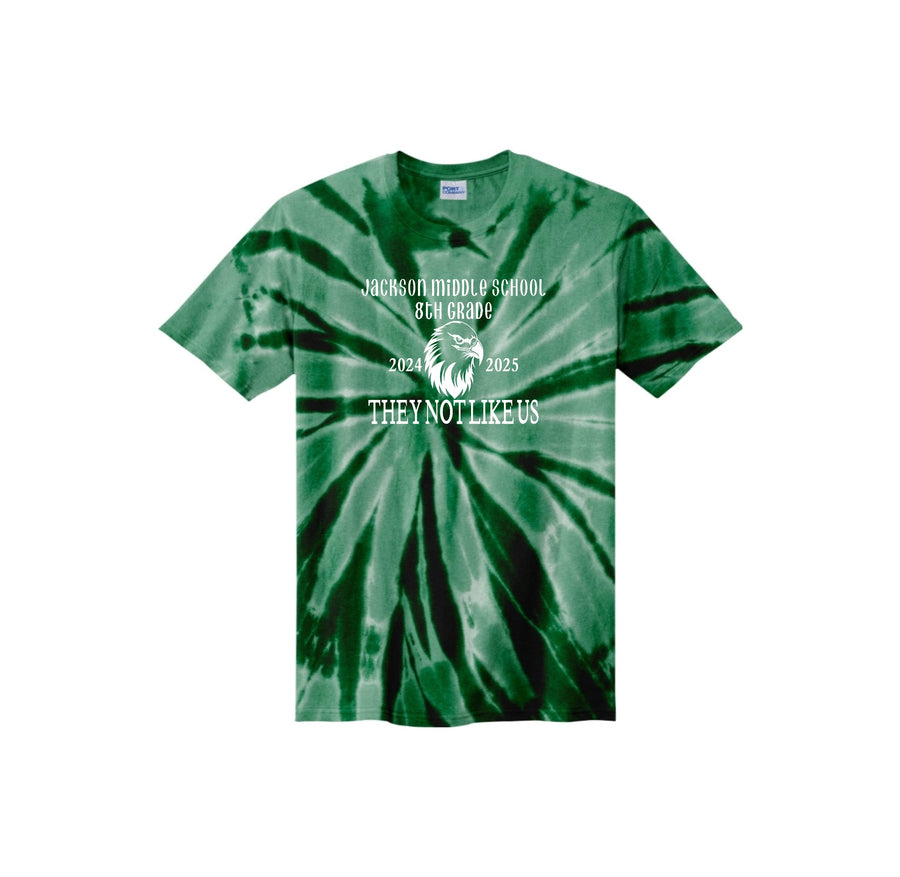 Andrew Jackson Middle School (TX)-Youth Unisex Tie-Dye Shirt On-Demand 8th GRADE