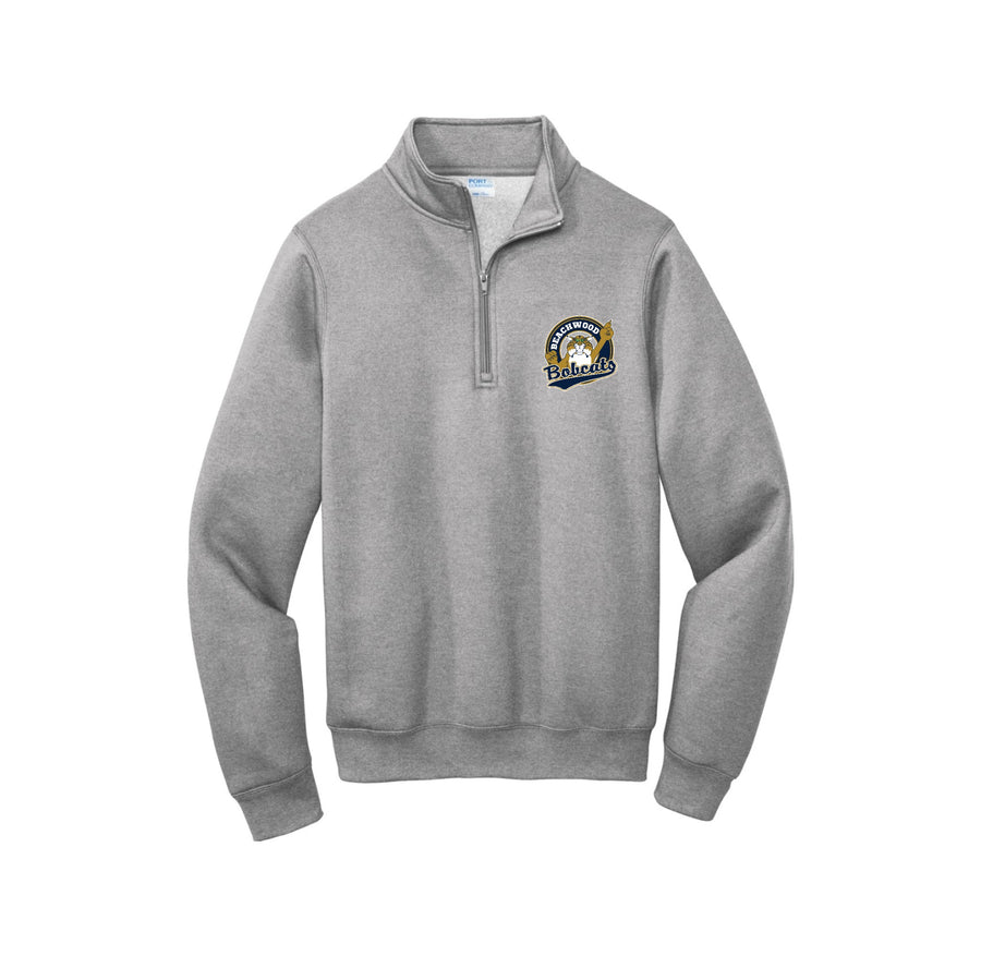 Beachwood Elm-Adult Unisex 1/4-Zip Pullover Sweatshirt On-Demand Circle