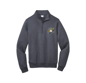 Beachwood Elm-Adult Unisex 1/4-Zip Pullover Sweatshirt On-Demand Circle