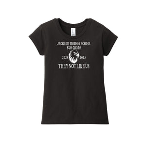 Andrew Jackson Middle School (TX)-Girls Youth Premium Tee On-Demand 8th GRADE