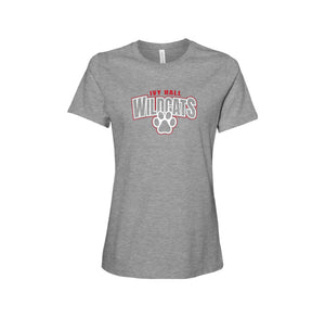 Ivy Hall Elementary Fall-Women’s Premium Relaxed CVC Tee On-Demand Stripe Logo Curve Logo