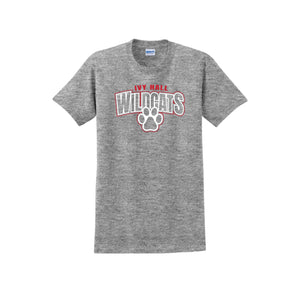 Ivy Hall Elementary Fall 2024 Spirit Wear On Demand-Adult Unisex T-Shirt On-Demand Stripe Logo Curve Logo