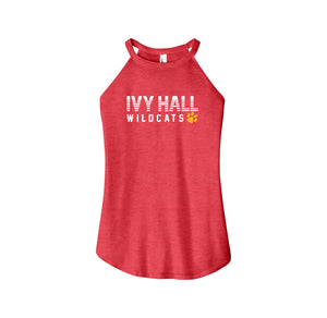 Ivy Hall Elementary Fall-Womens Premium Perfect Tri Rocker Tank On-Demand Stripe Logo